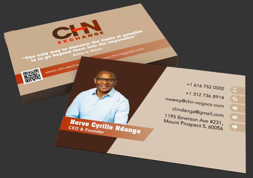 Herve Cyrille Ndanga - Business card