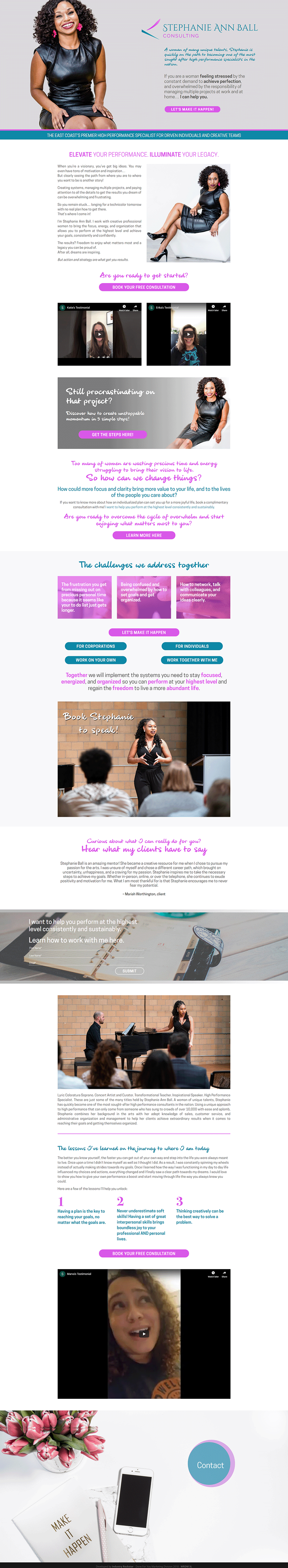 Stephanie Ann Ball - Homepage